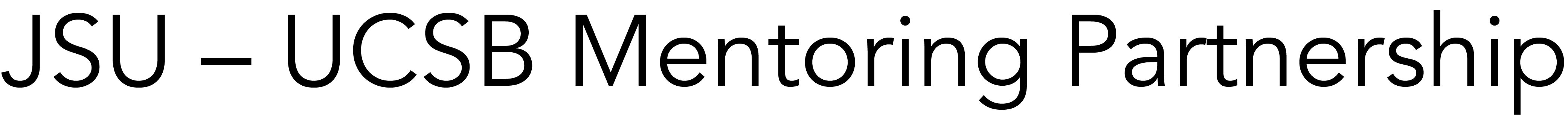 JSU-UCSB Mentoring Partnership - UC Santa Barbara